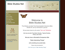 Tablet Screenshot of biblestudies.net